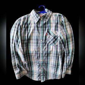 5/$25 Boys Levi's long sleeve button up dress shirt